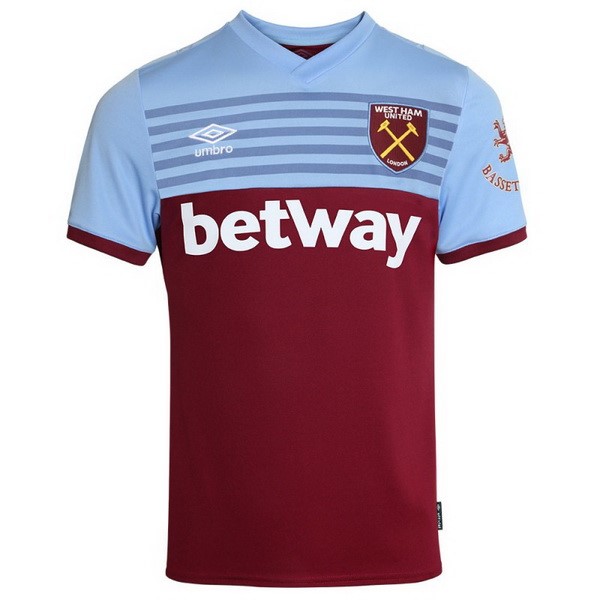 Tailandia Camiseta West Ham 1ª Kit 2019 2020 Rojo